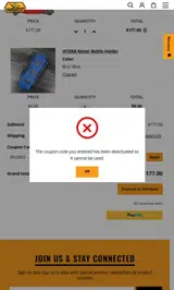 BIS2502 coupon verification screenshot