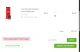 Vape Ecigs coupon verification screenshot