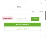 Vape Ecigs coupon verification screenshot