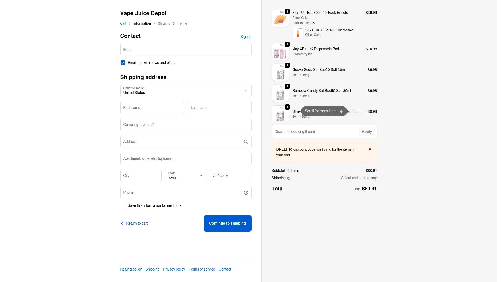 how much is elf bar vape VAPE JUICE DEPOT - CLOSED - Updated May 2026 - 48 Photos & 106 Reviews -  555 Riverdale Dr, Glendale, California - Vape Shops - Phone Number main image 1