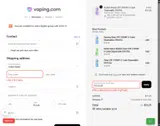 Vaping.com coupon verification screenshot