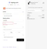 Vaping.com coupon verification screenshot