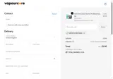 Vapourcore coupon verification screenshot