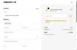 Vapourcore coupon verification screenshot