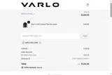 VARLO-WELCOME coupon verification screenshot