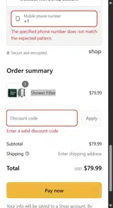 LABOR20 coupon verification screenshot