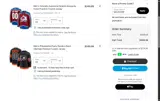 Vegas Golden Knights Shop coupon verification screenshot