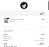GRATEFUL25 coupon verification screenshot