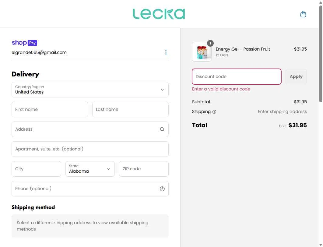 Vestis Uniform checkout page showing Vestis Uniform promo code box | Screenshot taken by SimplyCodes community member on Jun 15, 2025