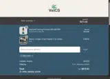 VetCS coupon verification screenshot