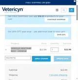 MAYPET15 coupon verification screenshot