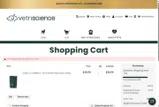 Vetri-Science coupon verification screenshot