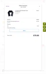 VIBES10 coupon verification screenshot