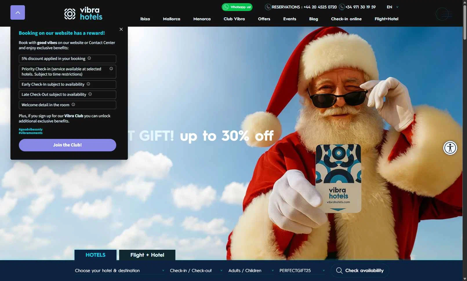Vibra Hotels checkout page showing Vibra Hotels promo code box | Screenshot taken by SimplyCodes community member on Dec 9, 2025