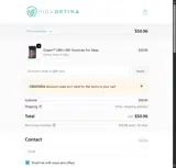 CBDOVIDA coupon verification screenshot