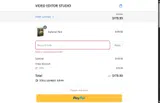Video Editor Studio coupon verification screenshot