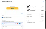 Video Editor Studio coupon verification screenshot