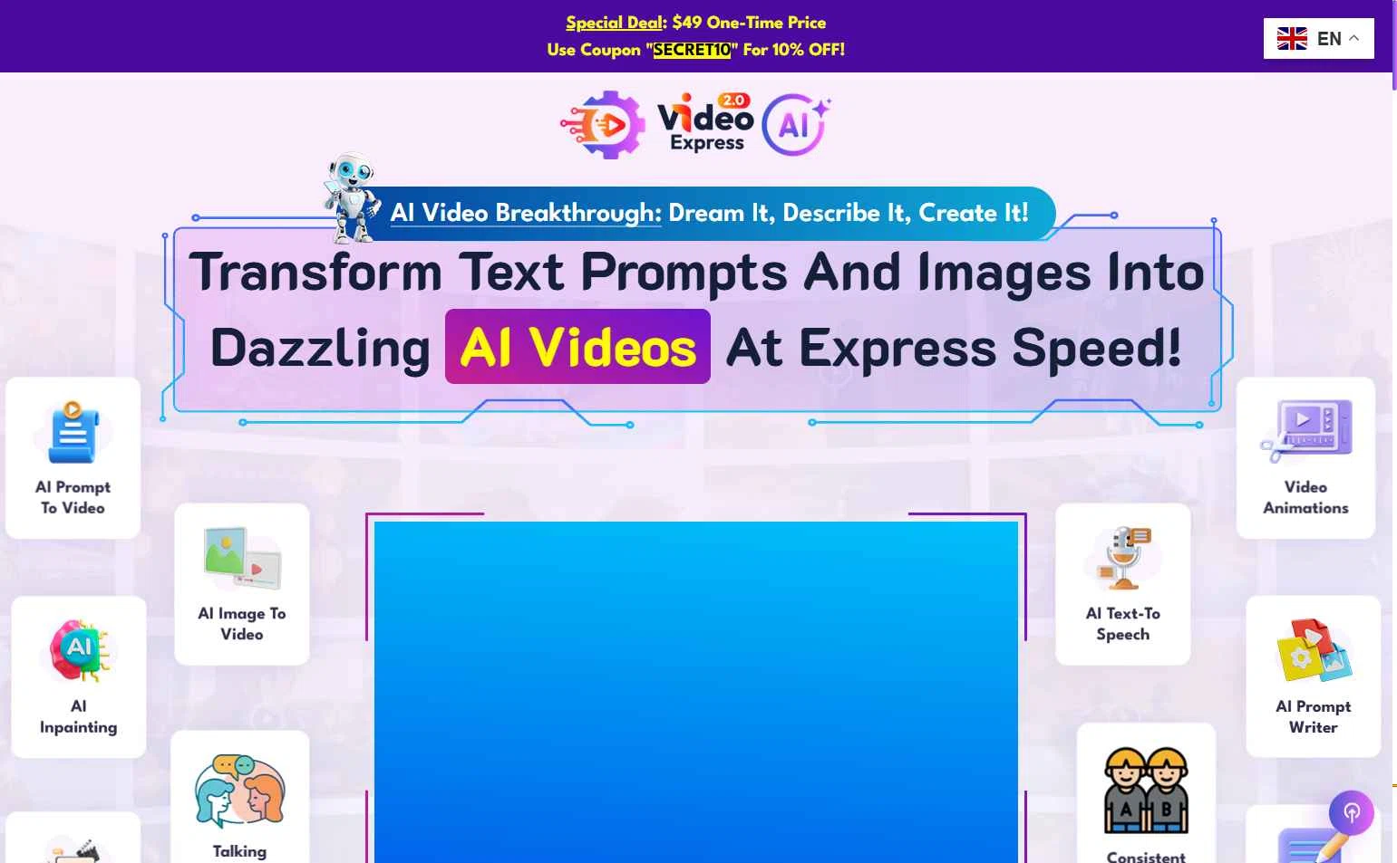 VideoExpress.ai checkout page showing VideoExpress.ai promo code box | Screenshot taken by SimplyCodes community member on Dec 11, 2025