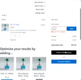Vigor Peptides coupon verification screenshot