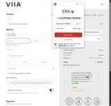 VIIA coupon verification screenshot