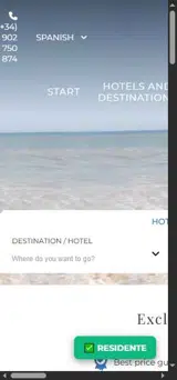 RESIDENTE coupon verification screenshot