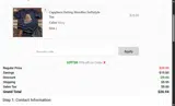 Viking Goods Company coupon verification screenshot