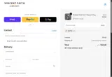 Vincent Faith coupon verification screenshot