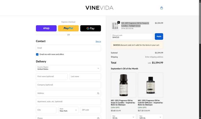 Vinevida Promo Codes (4 Verified) - 10% Off w/Code Oct 2025