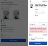 Vintage Ski World coupon verification screenshot