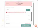 GLITTER coupon verification screenshot