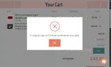 GLITTER coupon verification screenshot