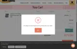 VALUE coupon verification screenshot