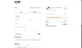 Vip Clothing Stores coupon verification screenshot