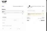 Vip Clothing Stores coupon verification screenshot