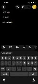 MELINDA10 coupon verification screenshot