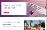 Virgin Atlantic Airways coupon verification screenshot