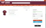 Virginia Tech coupon verification screenshot