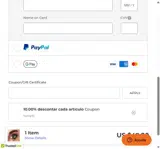 Kamy10 coupon verification screenshot