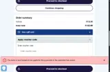 AUTUMN10 coupon verification screenshot