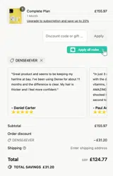 Jos20 coupon verification screenshot