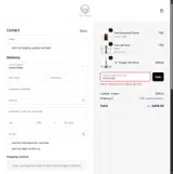 Vitae Glass coupon verification screenshot