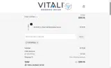 Vitali SkinCare coupon verification screenshot