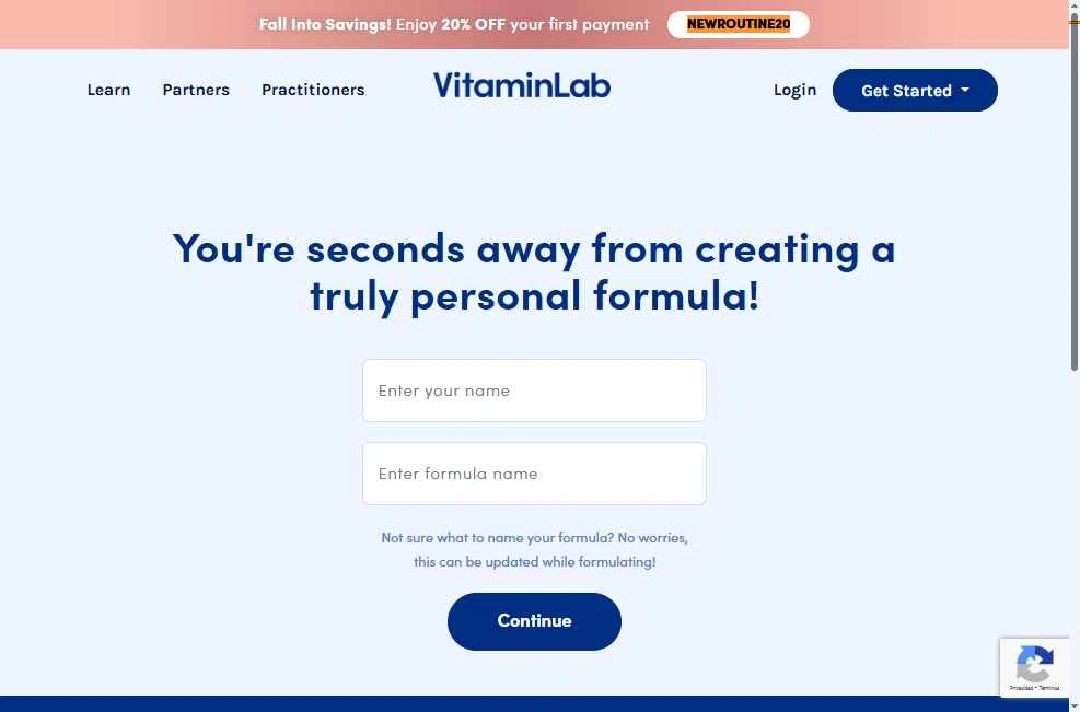 Vitamin Lab checkout page showing Vitamin Lab coupon code box | Screenshot taken by SimplyCodes community member on Sep 26, 2025