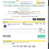 VITASPRINGS3OFF coupon verification screenshot