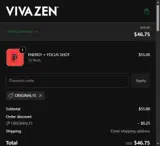 Vivazen coupon verification screenshot