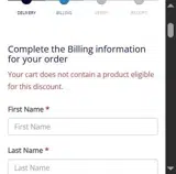 CCS coupon verification screenshot