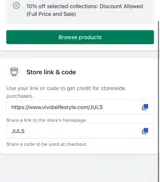 JULS coupon verification screenshot