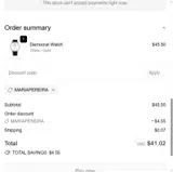 MARIAPEREIRA coupon verification screenshot