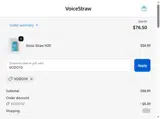 VODO10 coupon verification screenshot