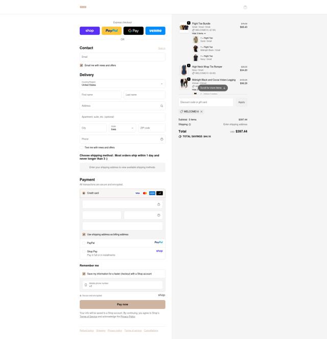 Volare Fitness checkout page showing Volare Fitness promo code box | Screenshot taken by SimplyCodes community member on Oct 4, 2025